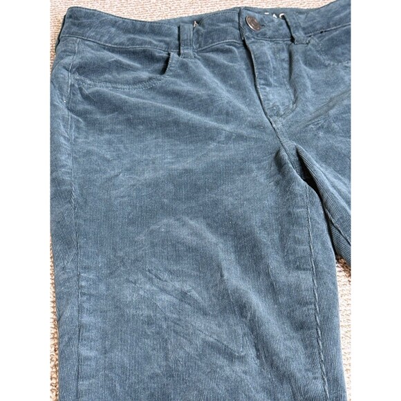 American Eagle Hi-Rise Jegging Women's 6 Long Super Stretch Dark Green - Picture 2 of 9